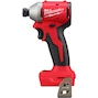 MILWAUKEE M18 BLIDR-0X Tournevis à chocs sans fil 1/4" hexagonal 3 positions sans charbon en boîte HD (sans batterie ni chargeur) - 4933492842