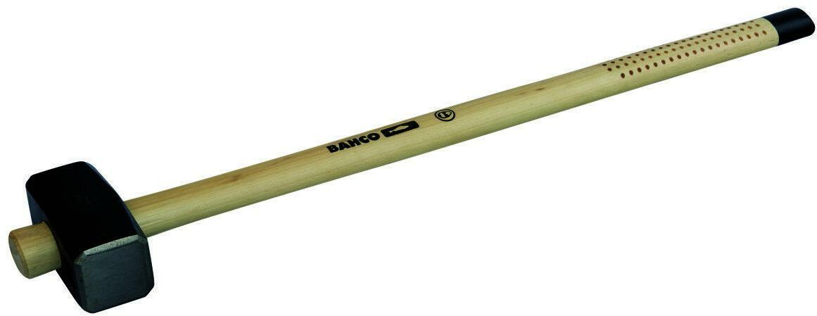 Masse Carrée Bahco 1500 G - Tête 45 X 107 Mm, Manche En Hickory, Pour Travaux De Frappe Et Chantier