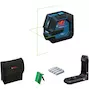 BOSCH GLL 20-22 G batterie cross line laser vert dans sac (4x AA battery) - 0601065600
