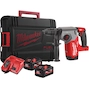 MILWAUKEE M18 FHX-552X FUEL cordless combi hammer SDS-Plus FIXTEC with 4 positions in HD Box (2 x 5.5Ah battery + charger) - 4933478889