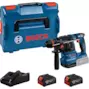 BOSCH GBH 18V-22 X perceuse à percussion sans fil avec ONECHUCK en L-BOXX 136 (2x 4.0Ah batterie + chargeur) - 0611924101