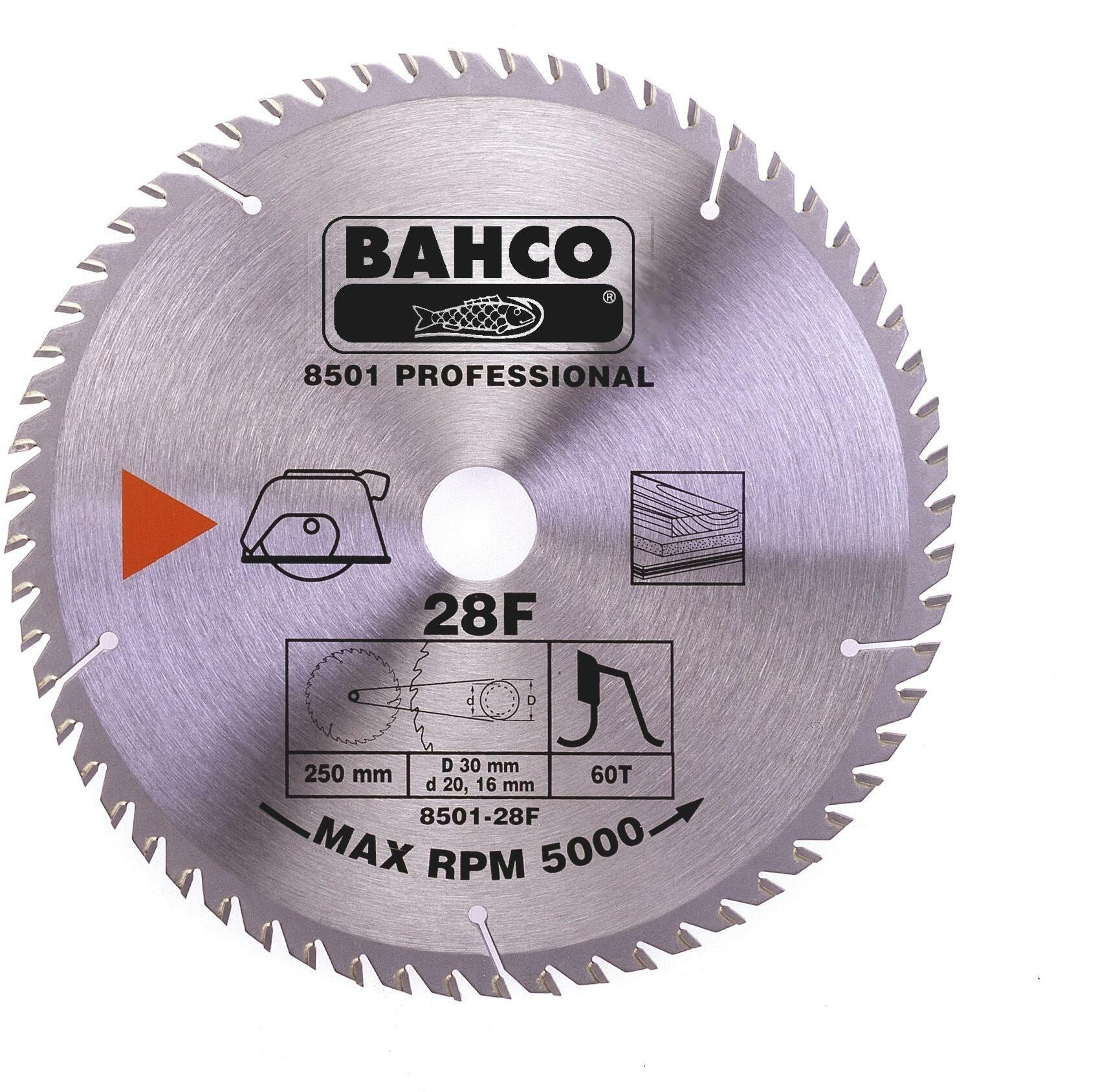 Mandrex MHMQ0025B MX200024B Multifunctionele gatenzaag, hardmetalen tanden, 60 mm zaagdiepte, met opname