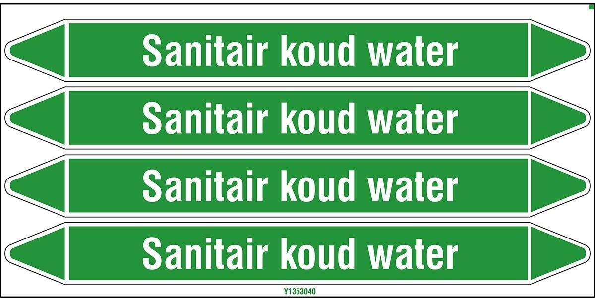 BRADY N006248 repère de tuyauterie pour eau froide sanitaire, avec ...