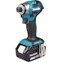 MAKITA DTD173RTJ 18V LXT accu-slagschroevendraaier 180 Nm 1/4" in MAKPAC II (2x 5.0Ah accu + lader)