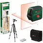 BOSCH UniversalLevel 2 Set cordless cross line laser red with plumb line function + tripod 1.2m in storage case (2x AA battery) - 0603663F01