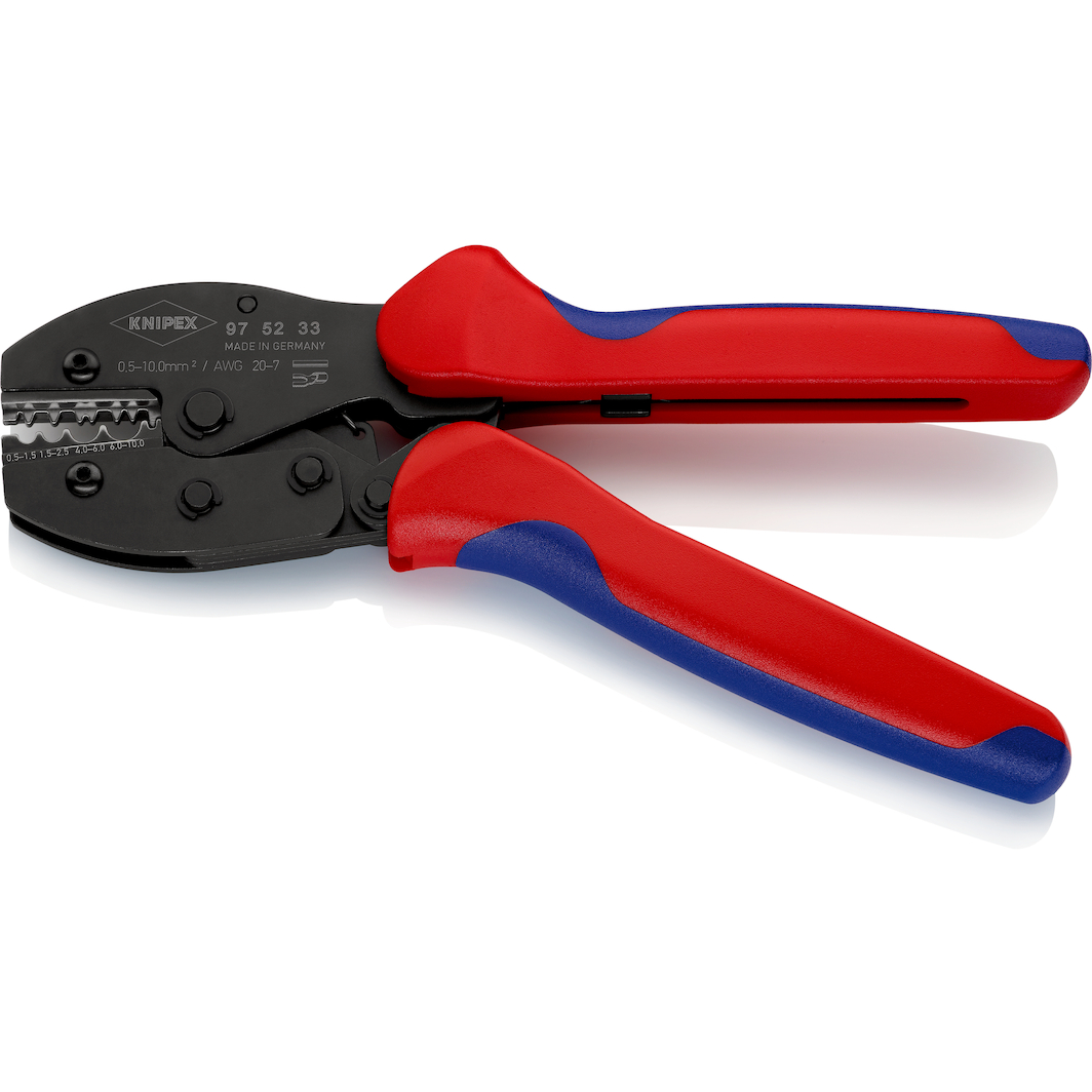KNIPEX 97 52 38 PreciForce® Krimptang gebruineerd 220 mm