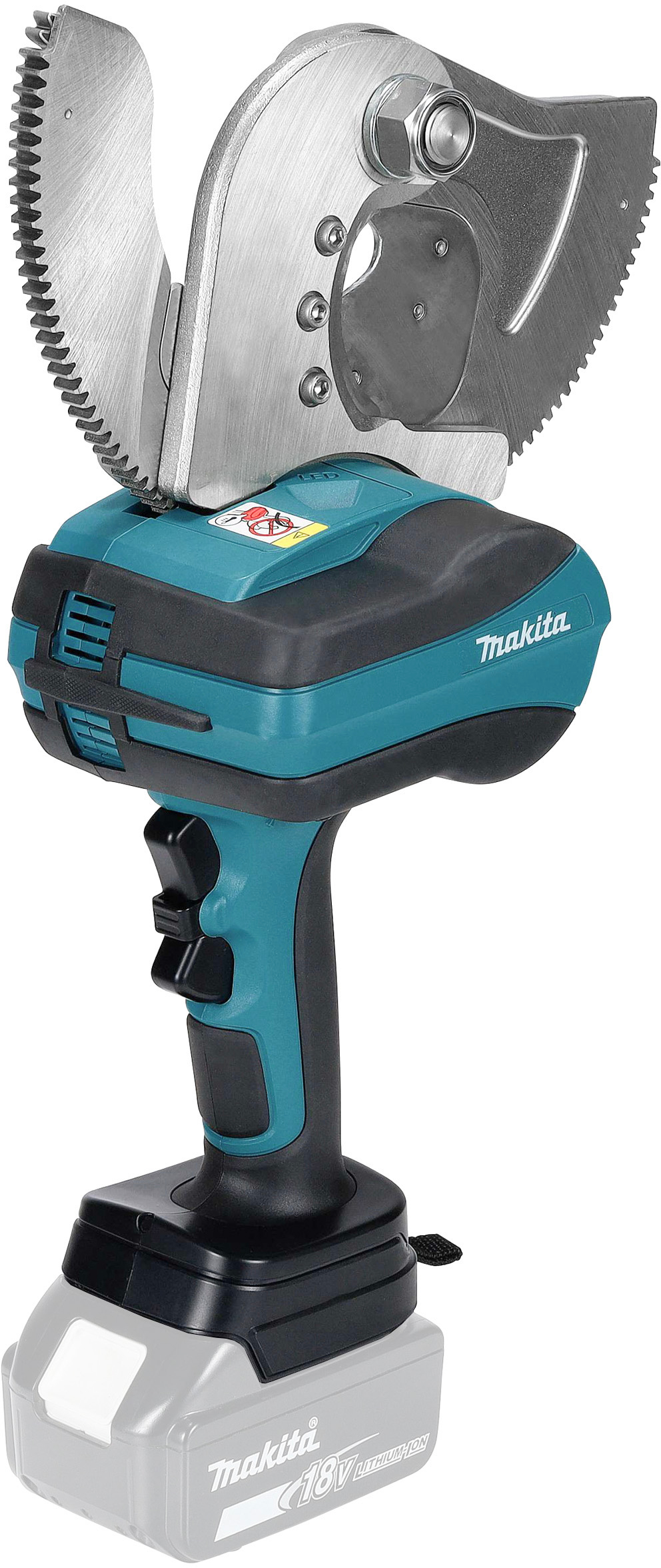 ACTIE - 10 Inch Borstelloze accu Zaag Kettingzaag past op Makita LXT