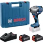 BOSCH GDS 18V-780 cordless impact wrench in case (2x 5.0Ah battery + charger) - 06019P4021