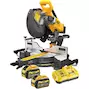 DEWALT DCS781X2-QW 54V XR FLEXVOLT tronçonneuse/ scie à onglet sans fil 305mm (2x 9.0Ah batterie + chargeur)