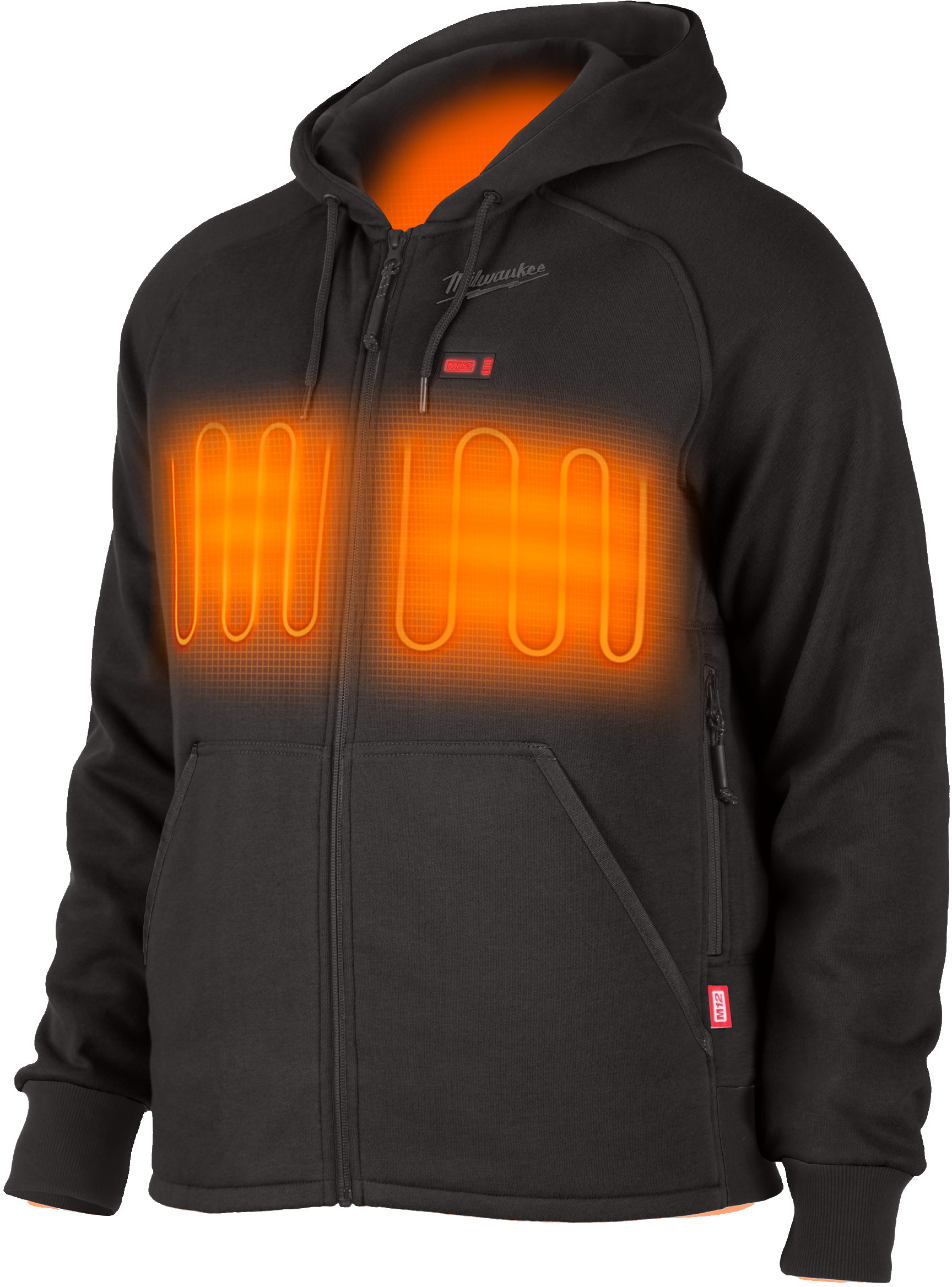 MILWAUKEE M12 HHBL4-0 heated hoodie black 4932480061 Clothing