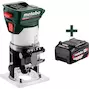 METABO FMV 18 LTX BL 8 Défonceuse de chants sans fil 18V avec guide parallèle dans la metaBOX 145L (2x 4.0Ah batterie + chargeur) - 601742800