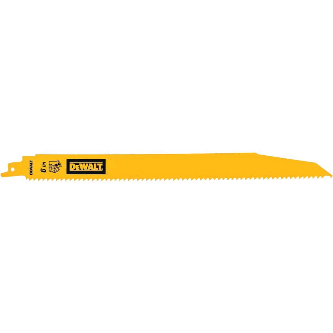 DeWALT DWA41712B25 Lame de scie alternative 12 x 10 DPP | Outillage Mathieu