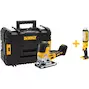DEWALT DCS335NT 18v XR Brushless accu-decoupeerzaag met body grip in TSTAK koffer (zonder accu en lader) - DCS335NT-XJ