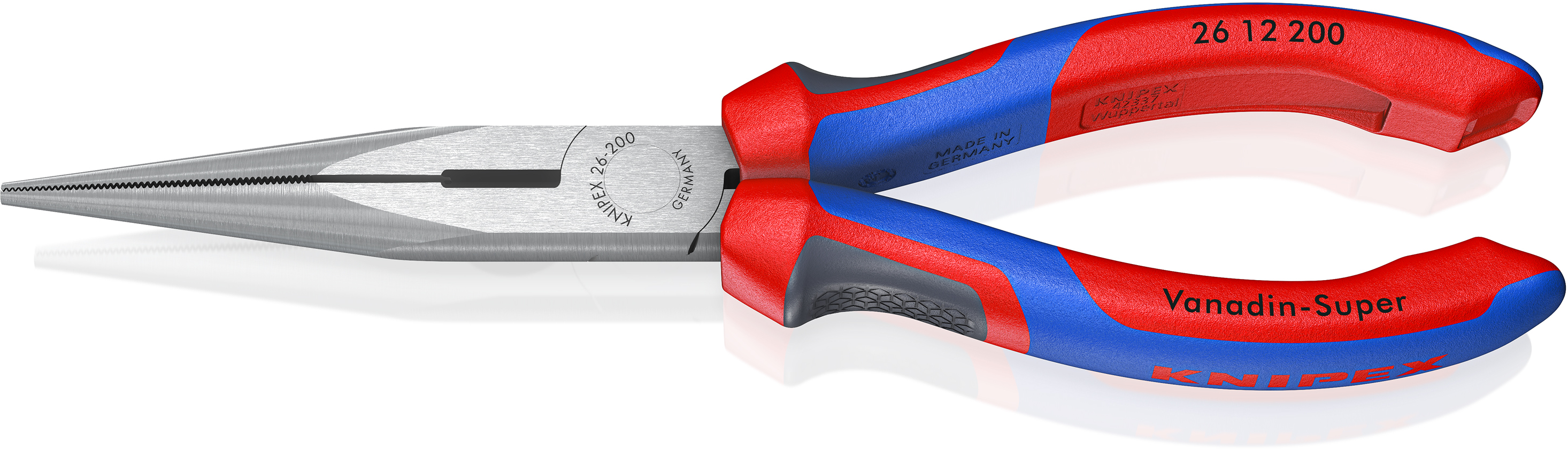KNIPEX Platspitse tang met zijsnijder (radiotang) met kunststof bekleed 160 mm, 25 21 160 KNIPEX Platspitse tang met zijsnijder (radiotang) met kunststof bekleed 160 mm, 25 21 160