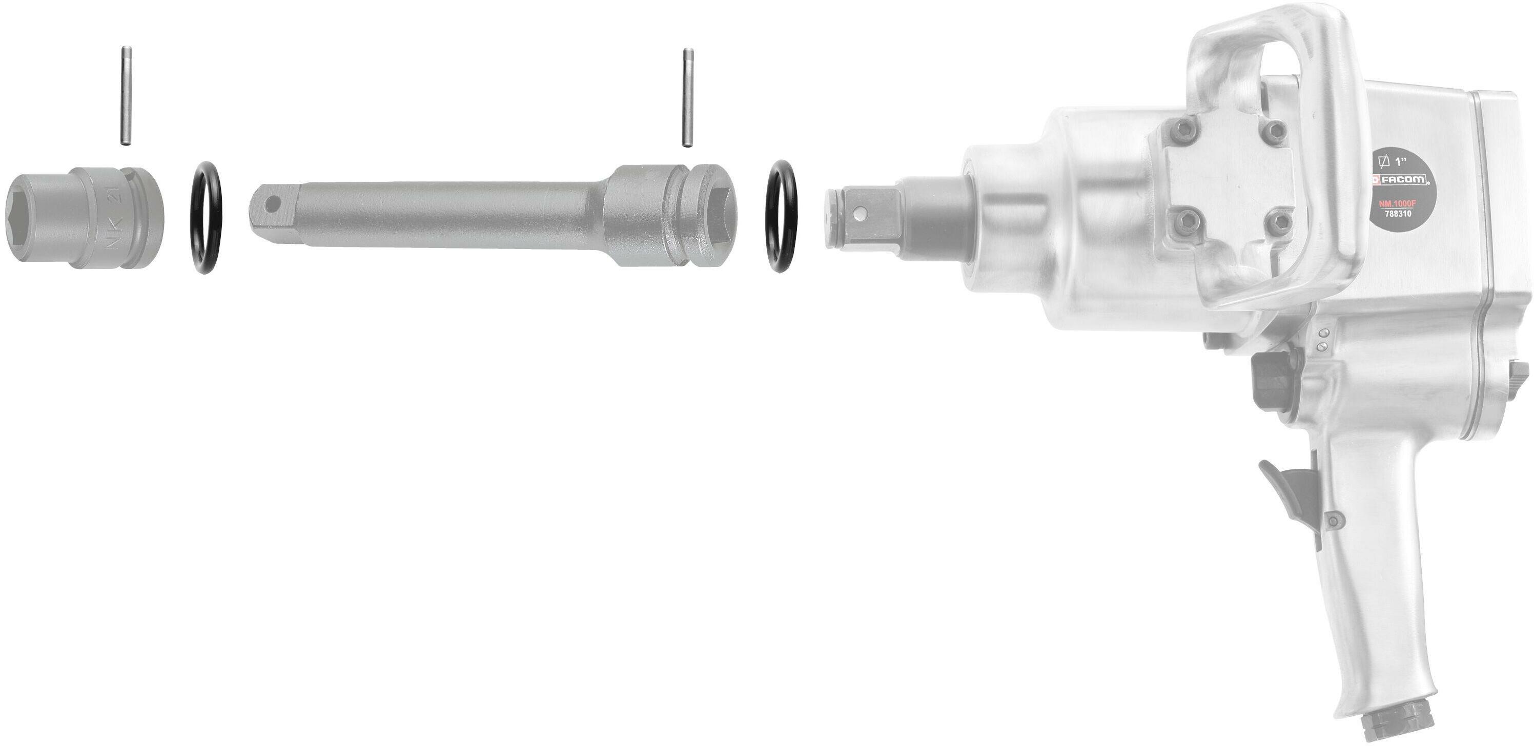 Facom 89TXA.7 Torx-Griff Für Sechskantschlüssel – Ergonomischer T-Griff, Größe T7, Mehrfarbig