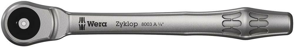 Wera 8004 B Zyklop Metal-ratel Masief metaal | Omschakelpal | 3/8 Inch