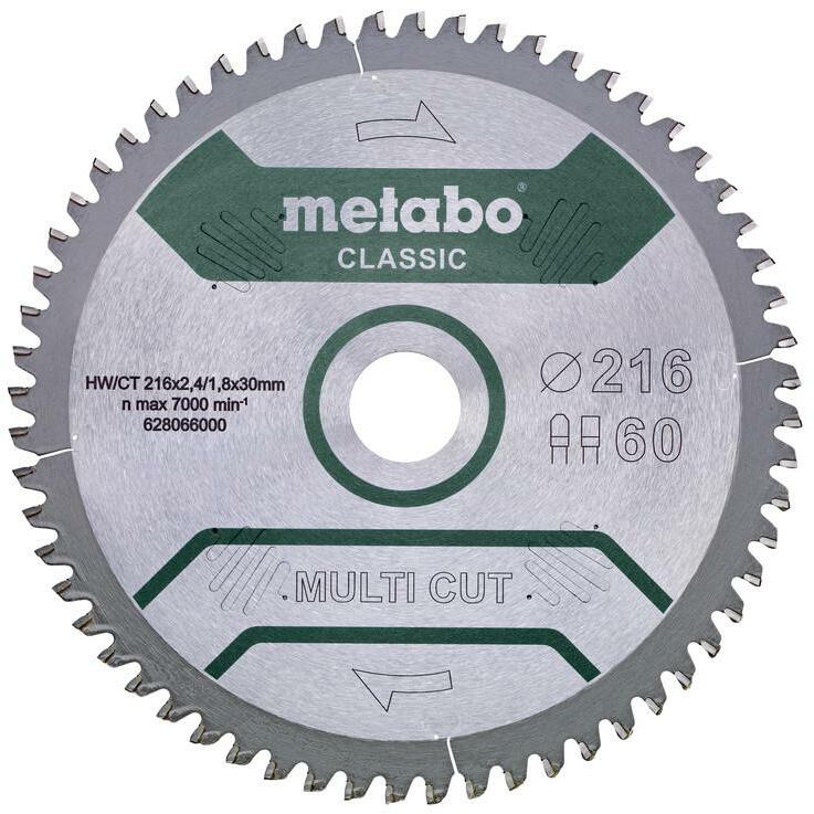 metabo Kreissägeblatt, steel cut/sandwich panel - classic, 235 x 30 mm, Zähnezahl 50, Für