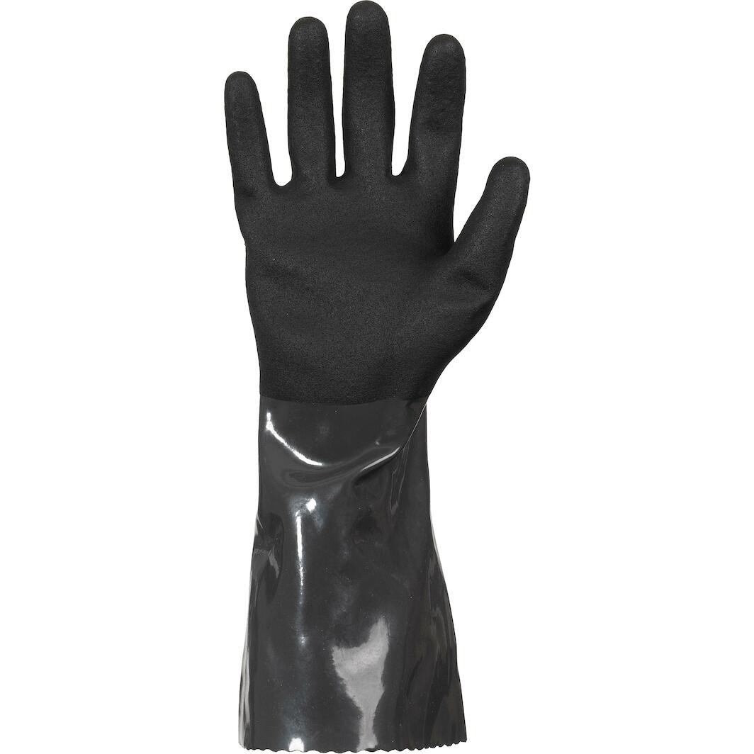 GUIDE 9403 Chemical-resistant glove, NBR and PVC blend, black ...