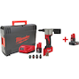 MILWAUKEE M12 BPRT-201X subcompacte accu-blindklinknageltang in HD Box (1x 2,0Ah accu + lader) - 4933464405