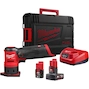 MILWAUKEE M12 FDSS-422X FUEL subcompacte delta accu-schuurmachine in HD Box (1x 4,0Ah/1x 2,0Ah accu + lader) - 4933479681