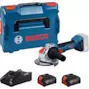 BOSCH GWX 18V-8 Meuleuse d'angle X-LOCK 125mm en L-BOXX 136 (2x 4,0Ah batterie + chargeur) - 06019N9102