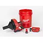 MILWAUKEE M12 BDC8-202C subcompacte accu-ontstoppingsmachine met 8 mm spiraalkabel (2x 2,0Ah accu + lader) - 4933451633