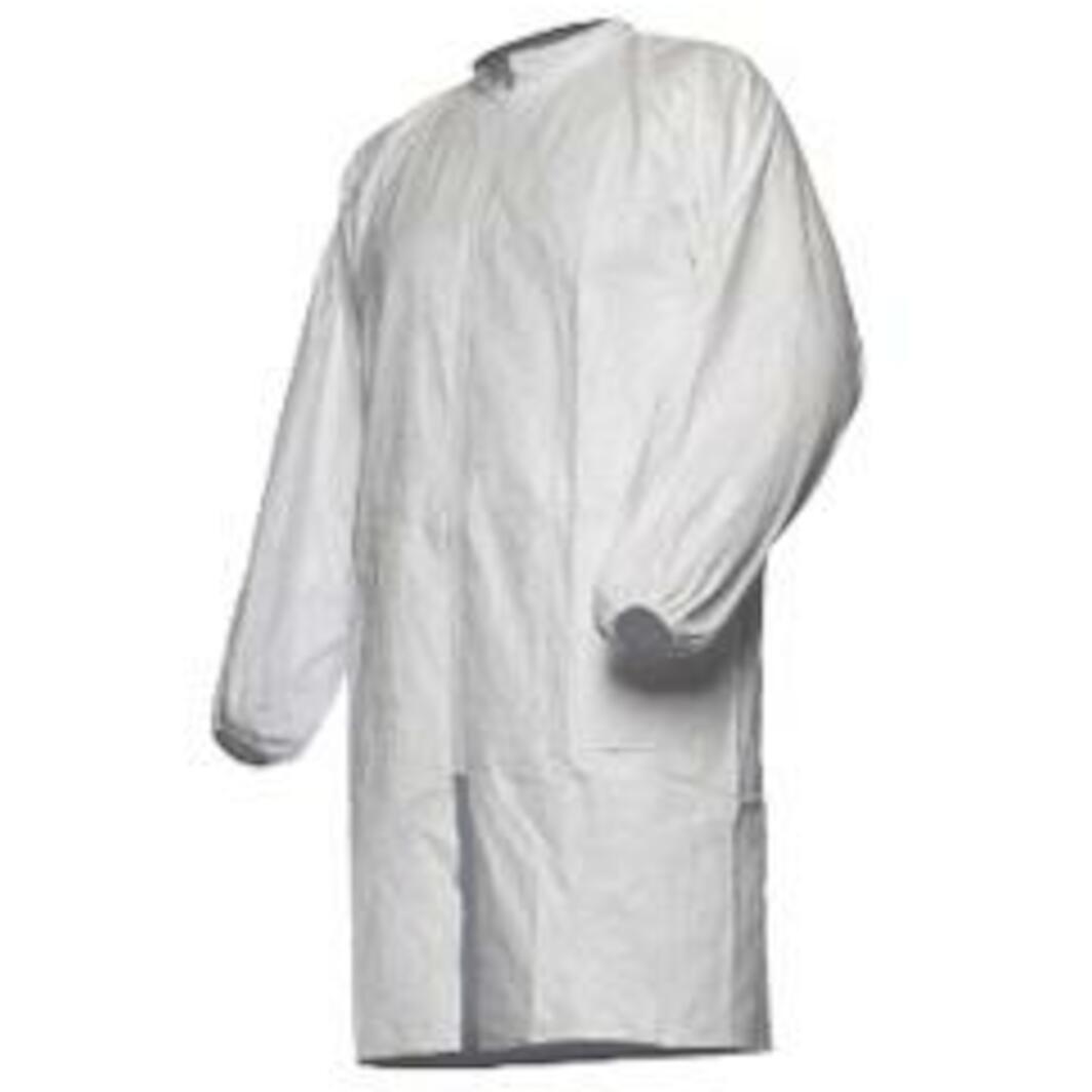 Tyvek 500 PL309 disposable lab coat with zip white XL Clothing size XL ...