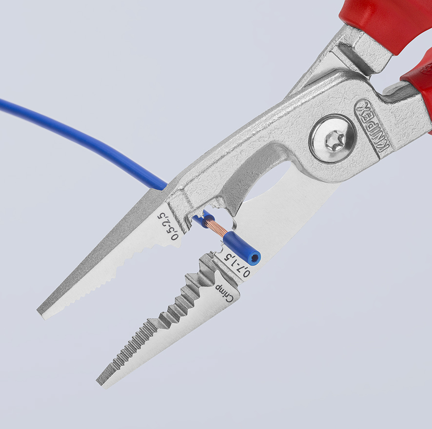 Installatietang verchroomd geïsoleerd - VDE-getest - 200 mm - Elektro-installatie