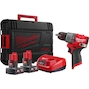 MILWAUKEE M12 FPD2-402X FUEL accu-klopboorschroefmachine in HD Box (2x 4,0Ah accu+ lader) - 4933479869