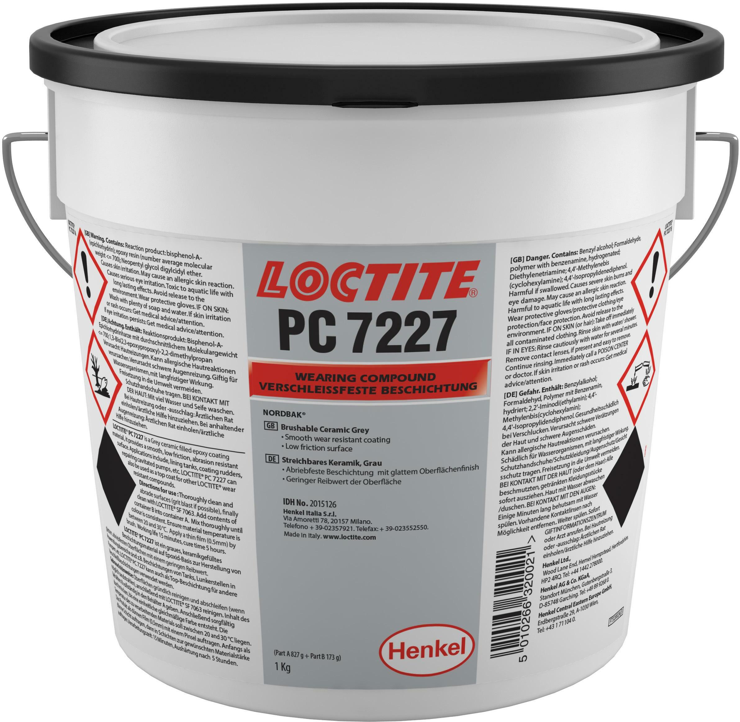 LOCTITE 7227 2K surface coating grey in bucket (1 kg) - 2015123 | Klium