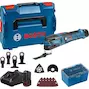 BOSCH GOP 12V-28 cordless multi-cutter with accessory set in L-Boxx 136 (2x 3.0Ah battery + charger) - 06018B5006