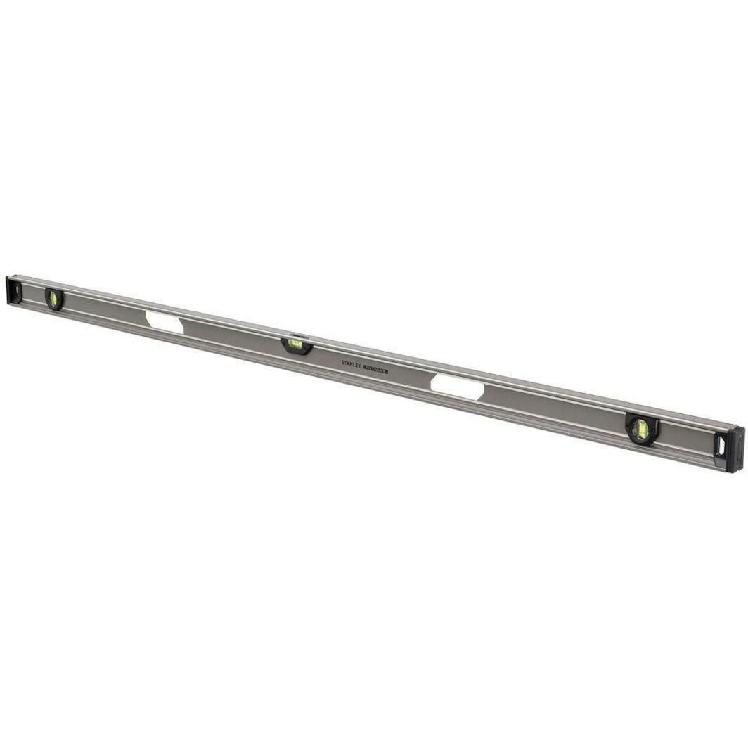 Niveau Tubulaire STANLEY FATMAX 180 Cm - Corps Aluminium Léger, Fioles Monoblocs, Précision +/- 1 Mm/m