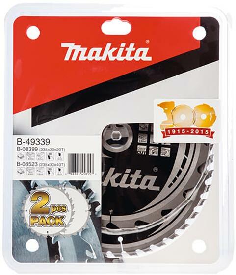 Makita B-32362 Cirkelzaagblad - 235x30x40T - Hout