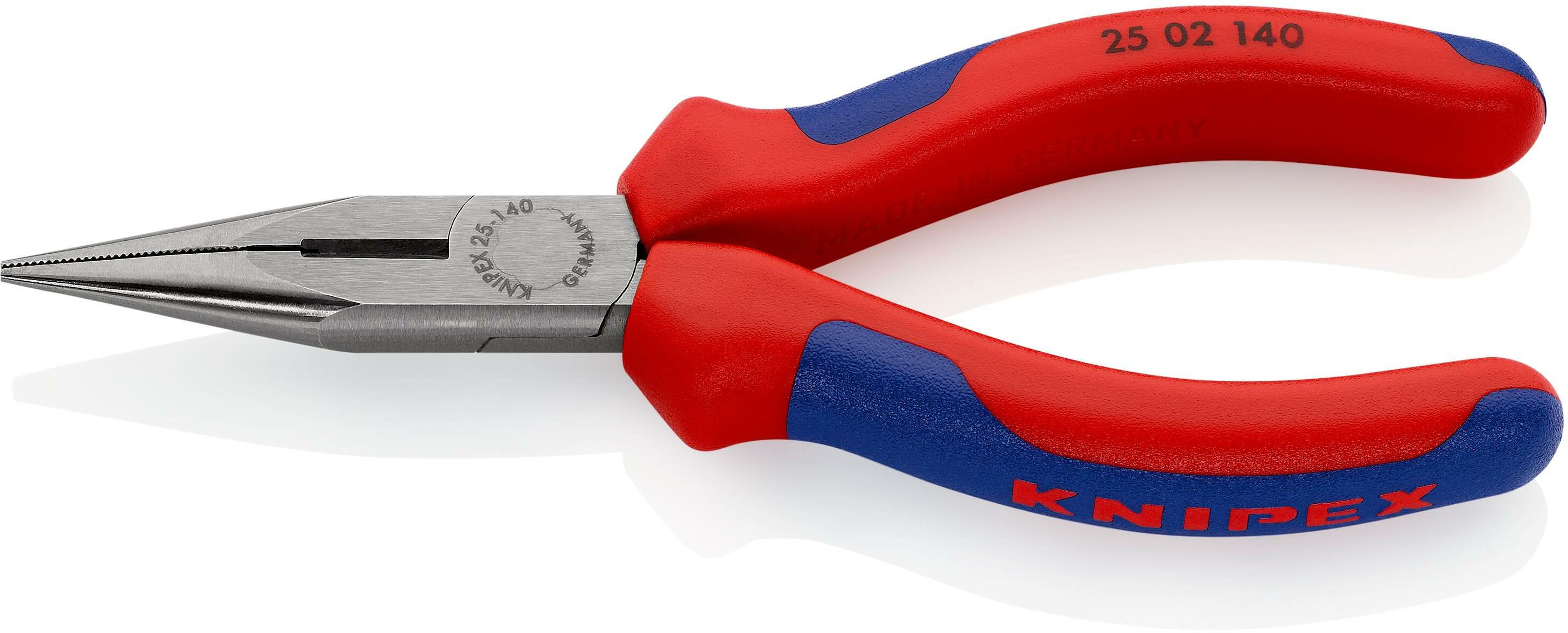 Knipex Platspitse Tang Met Zijsnijder  Telefoontang  Geisoleerd Vde Getest Verchroomd Halfronde Bekken 200 Mm Snijkant Met Facet 26 16 200 Art