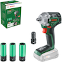 BOSCH UniversalImpactDrive 18V-350 cordless impact wrench with nut set in cardboard box (without battery and charger) - 0603980305