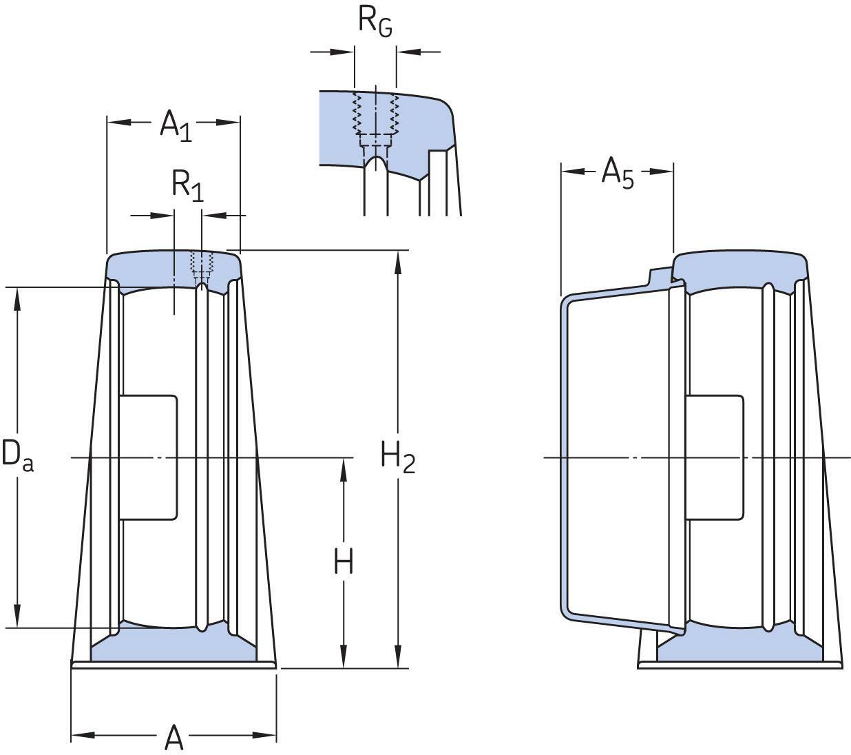 SKF SY 504 M Logement du palier fixe en fonte 47 mm | Klium.be