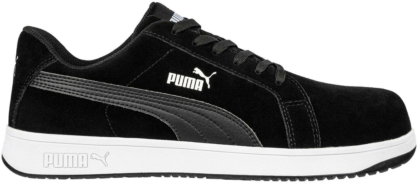 PUMA Iconic Suede S1PL safety shoe low (black) 901 12494 9900-38