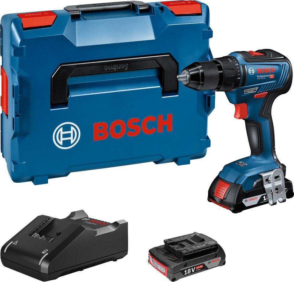 BOSCH GSR 18V55 perceuse sans fil en LCASE (2x 2.0Ah batterie — free download