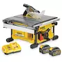 DEWALT DCS7485T2-QW Scie à table sans fil 54V XR FLEXVOLT 210mm (2x batterie 6.0Ah + chargeur)