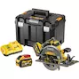 DEWALT DCS579X2-QW 54V XR FLEXVOLT cordless circular saw 61mm 190mm compatible with guide rail (2x 3.0Ah battery + charger)