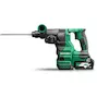 HIKOKI DH3628DAWRZ Marteau combiné sans fil 36 V SDS-Plus en HSC IV (2 batteries MultiVolt de 2,5 Ah + chargeur)