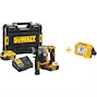 DEWALT DCH172P2-QW 18V XR ultra-compact cordless SDS-Plus hammer drill in TSTAK (2 x 5.0Ah batteries + charger)
