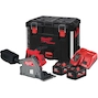 MILWAUKEE M18 FPS55-552P FUEL accu-invalzaag 55mm in PACKOUT XL Tool Box (2x 5,5Ah accu + lader) - 4933478778