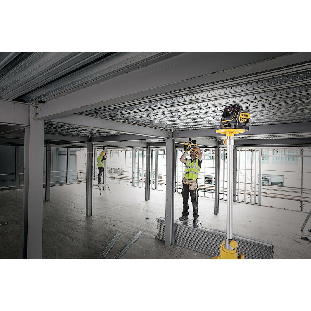 DeWALT DCLE34031D1-QW 18V Li-ion Accu Zelfnivellerende Kruislijnlaser Set 1x 2 0ah 3x360 Groen