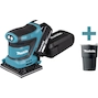 MAKITA DBO481RTJ Ponceuse orbitale sans fil 18V 112x102mm en MAKPAC (2x batterie 5.0Ah + chargeur)