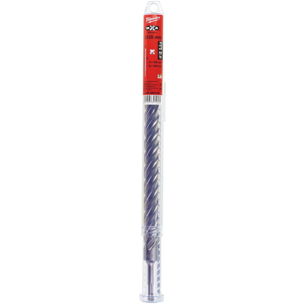 Milwaukee Accessoires 4932399326 SDS-plus Hamerboor, M/2, 8 x 400 mm Milwaukee Accessoires 4932399326 SDS-plus Hamerboor, M/2, 8 x 400 mm