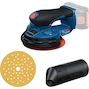 BOSCH GEX 18V-150-3 cordless eccentric sander in cardboard box (without battery and charger) - 0601372904
