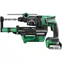 HIKOKI DH18DPCWUZ Marteau combiné sans fil 18V SDS-Plus en HSC IV avec unité de dépoussiérage 3.2 J (2x 5.0Ah batterie + chargeur)