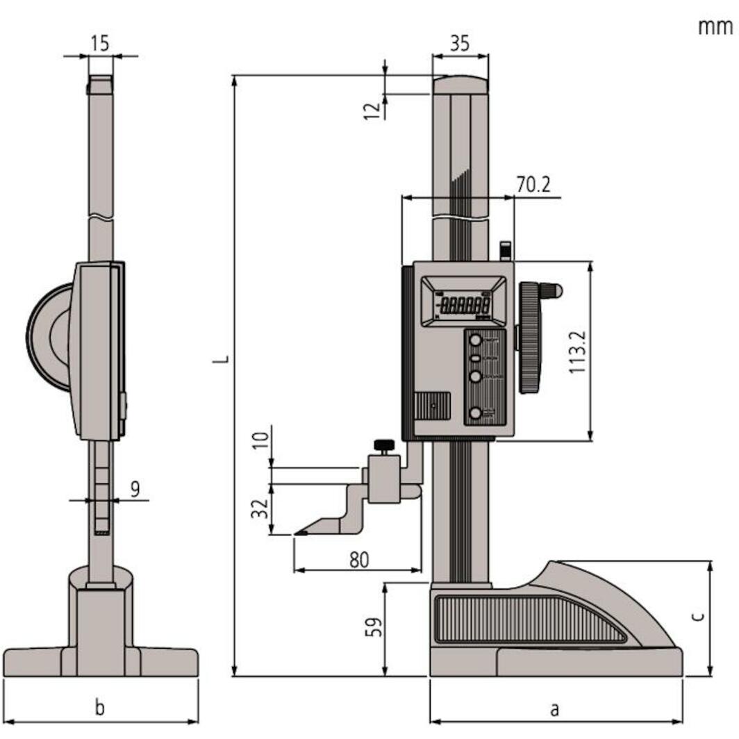 Digitale hoogtemeter ZipLevel 35