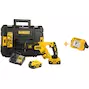 DEWALT DCS367P2-QW Scie à guichet sans balais 18V XR en mallette TSTAK (2x batterie 5.0Ah + chargeur)